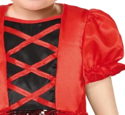 Halloween Kostuum Rood Zwart Baby Duivel
