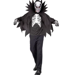 Halloween Kostuum Wit Zwart Skelet