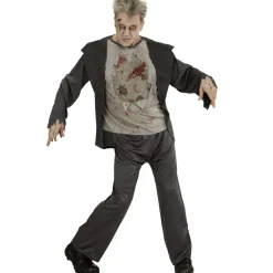 Halloween Kostuum Zwart Heren Zombie