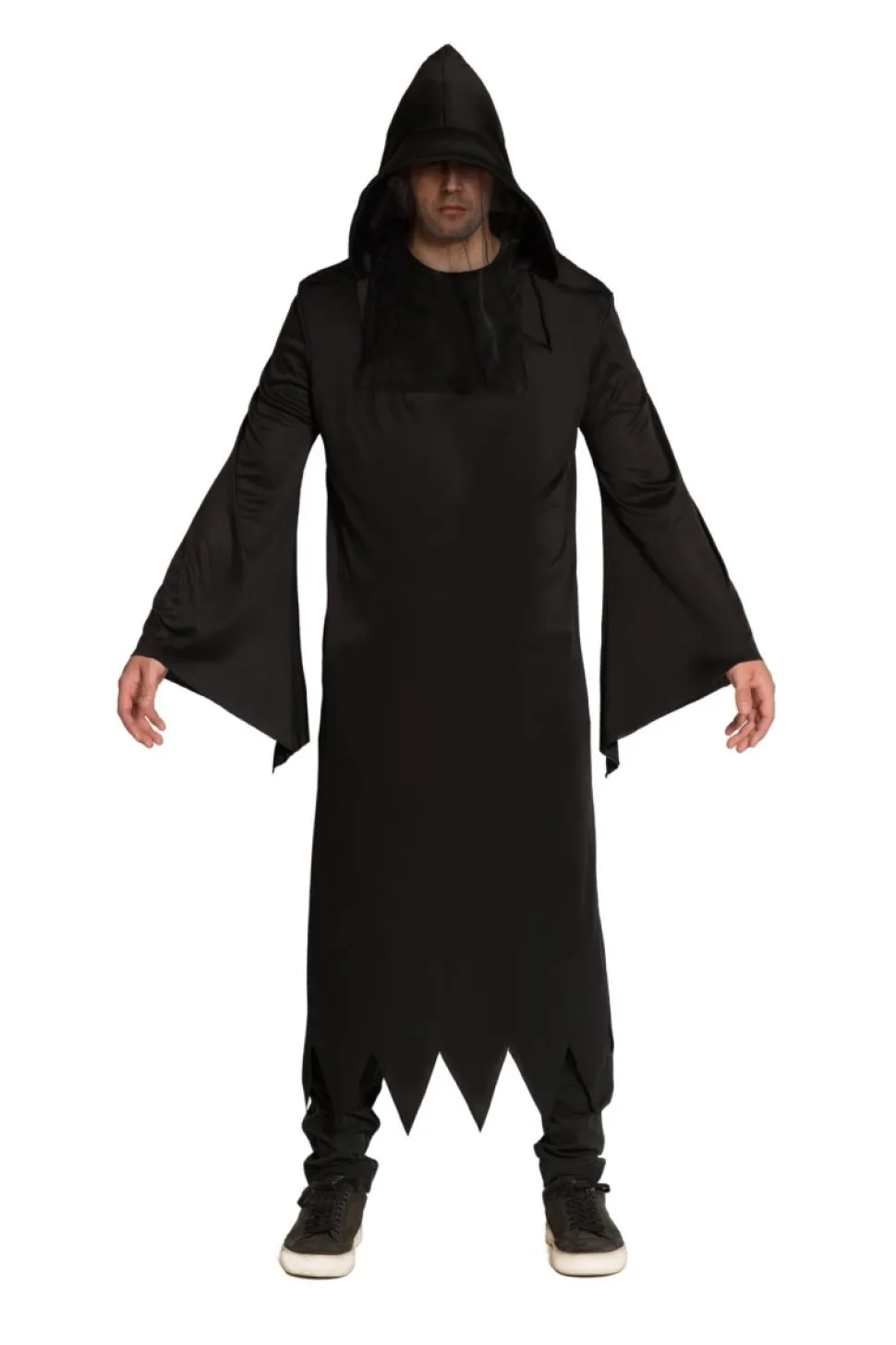Halloween Kostuum Zwart Magere Hein