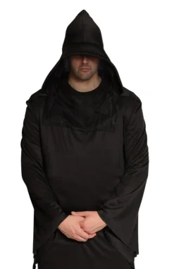 Halloween Kostuum Zwart Magere Hein