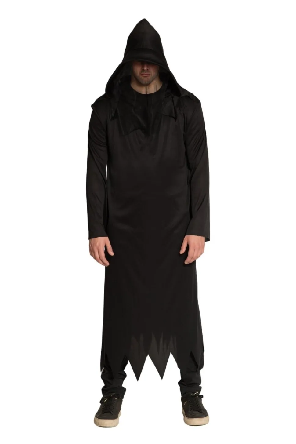 Halloween Kostuum Zwart Magere Hein