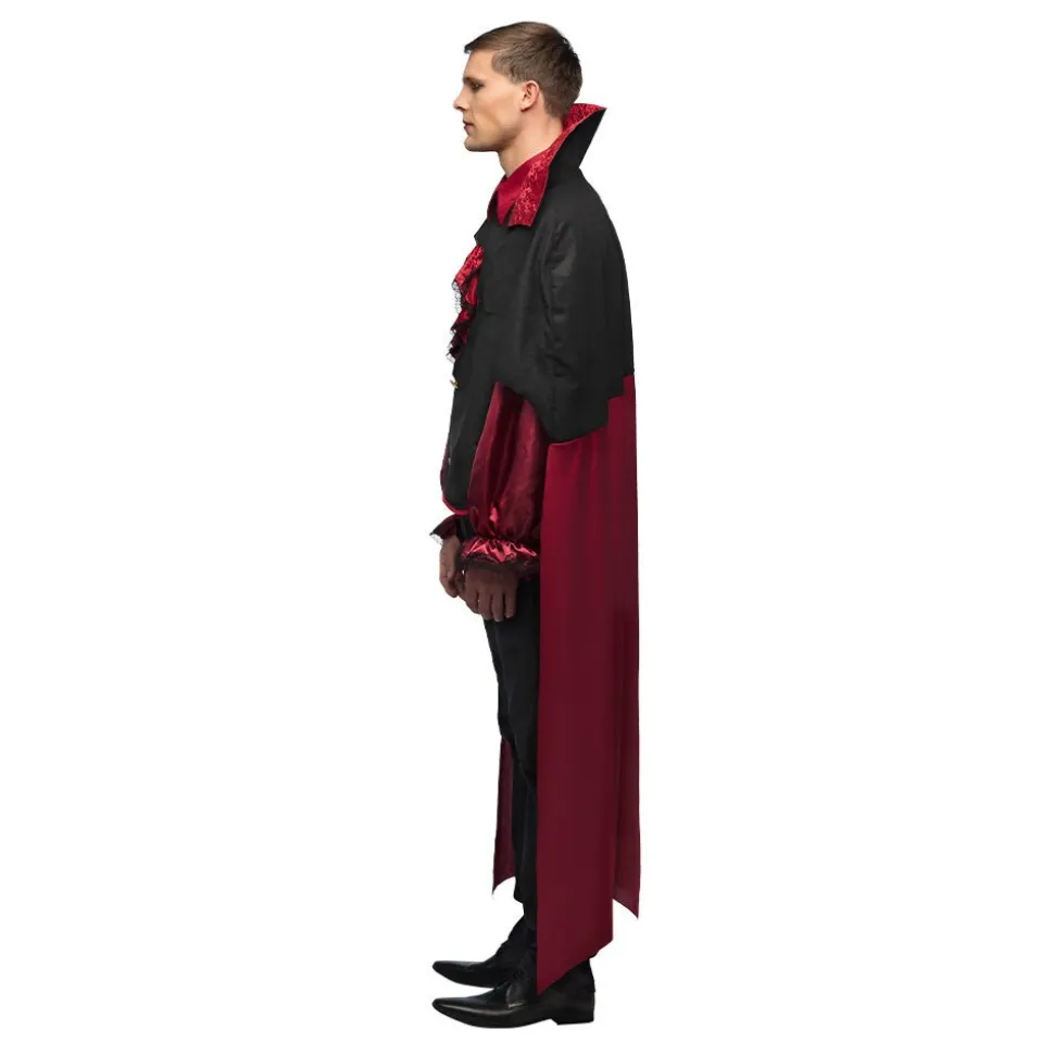 Halloween Kostuum Zwart Rood Vampier