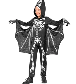 Halloween Kostuum Zwart Wit Kind Vleermuis