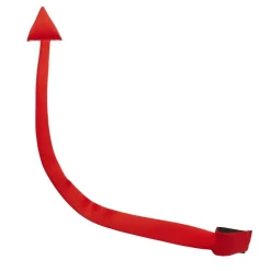 Halloween Nep Staart Rood Duivel 88cm