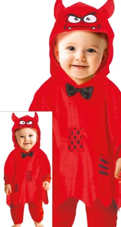 Halloween Poncho Baby Duivel
