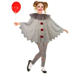 Halloween Poncho Kind Clown