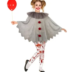 Halloween Poncho Kind Clown