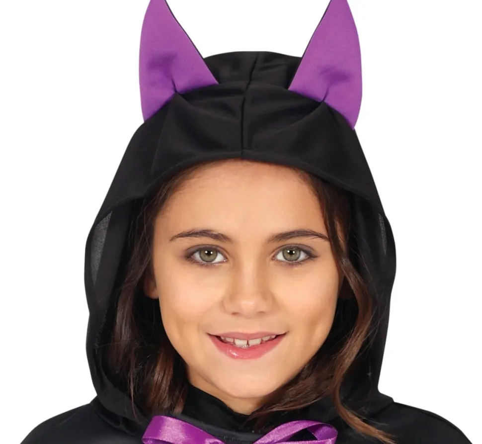 Halloween Poncho Meisje Vleermuizen