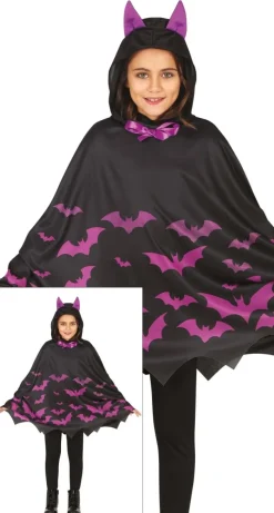 Halloween Poncho Meisje Vleermuizen