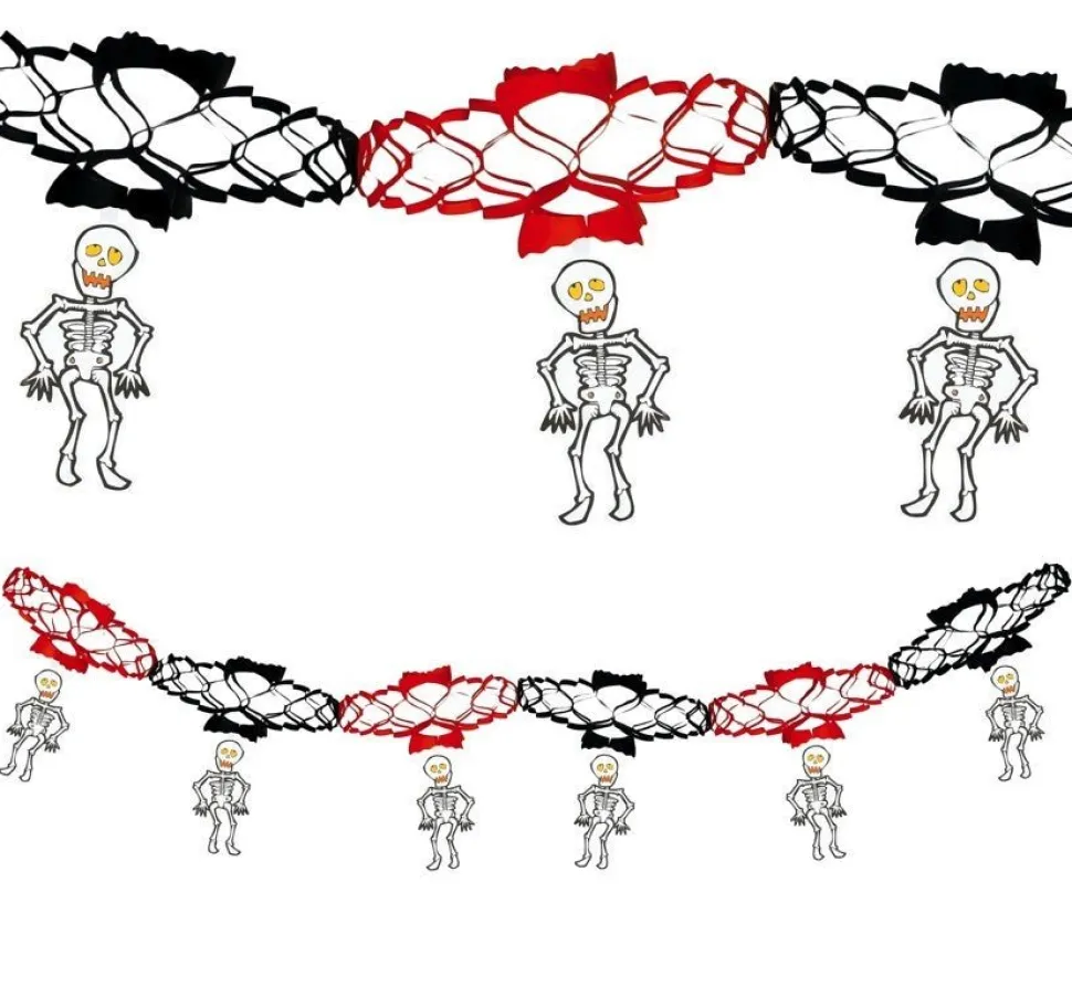 Halloween Slinger Skelet Onderhangers 2m