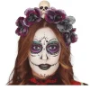 Halloween Tiara Bloemen Grijs
