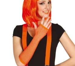 Handschoen Visnet Neon Oranje