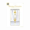 Hangdecoratie 16 Jaar Goud Wit 20,5cm