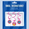 Hangdecoratie Sarah 14cm 3st