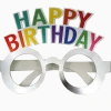Happy Birthday Bril Gekleurd 4st