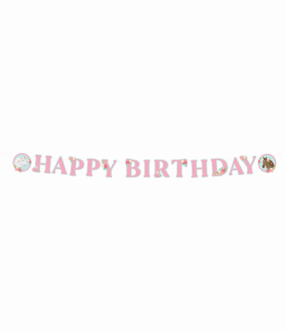 Happy Birthday Letterslinger Piraten 3m