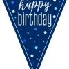 Happy Birthday Slinger Blauw 2,5m