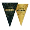 Happy Birthday Slinger Goud Zwart 10m
