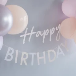 Happy Birthday Slinger Met Ballonnen 1,5m