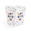 Happy Birthday Snackbakjes Confetti 10,5cm 8st