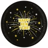 Happy New Year Borden Papier 23cm 8st