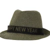 Happy New Year Hoed Goud 59cm