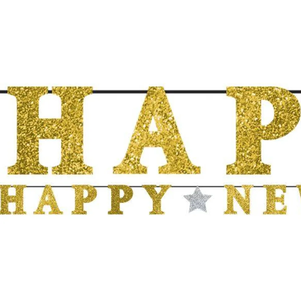 Happy New Year Letterslinger 3,6m