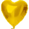 Hart Helium Ballon Goud Glans Leeg 45cm