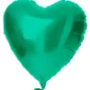 Hart Helium Ballon Groen Metallic Mat Leeg 45cm