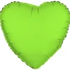 Hart Helium Ballon Neon Groen Leeg 43cm