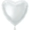 Hart Helium Ballon Wit Leeg 45cm