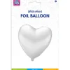 Hart Helium Ballon Wit Leeg 46cm