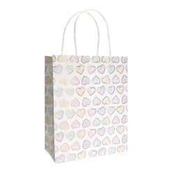 Hartjes Cadeautasje Gekleurd 21cm