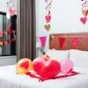 Hartjes Hangdecoratie 85cm 3st
