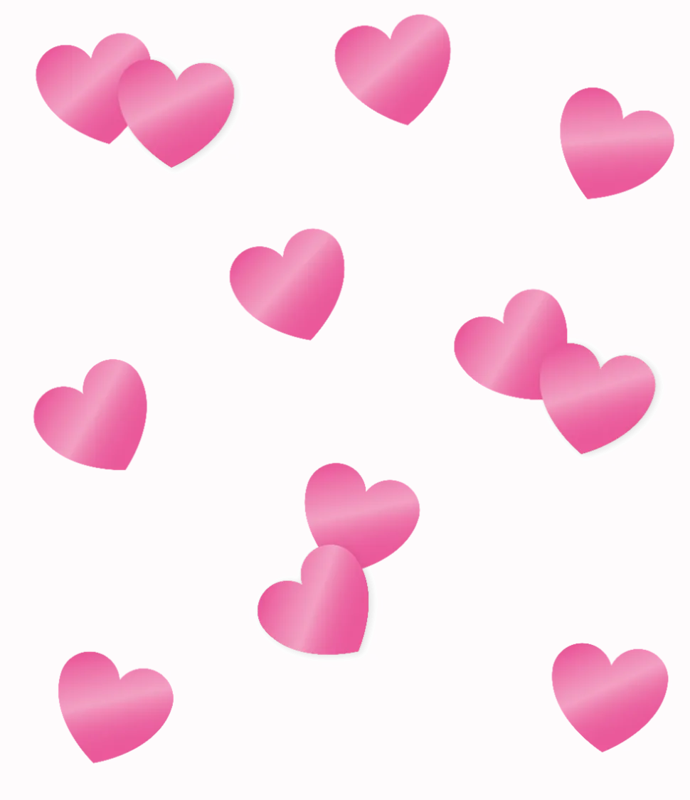 Hartjes Tafelconfetti Roze 14gr