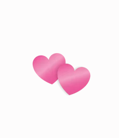Hartjes Tafelconfetti Roze 14gr