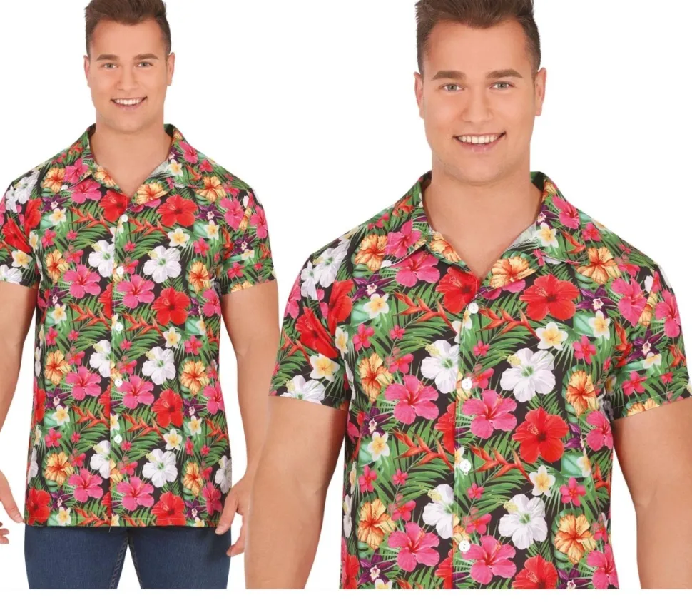 Hawaii Blouse Heren Bloemen