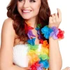 Hawaii Krans Set Regenboog 4 delig