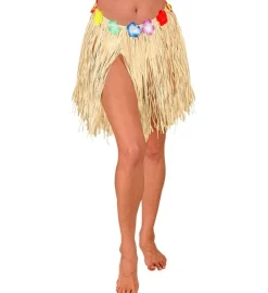 Hawaii Rok Beige Bloemen