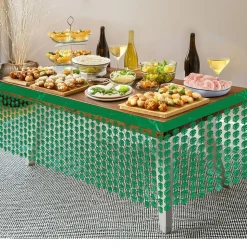 Hawaii Tafelkleed Groen Palmbladeren 4m
