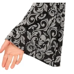 Heksen jurk Dames Doodshoofden