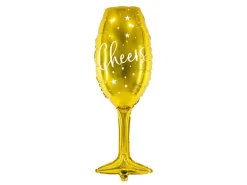 Helium Ballon Champagne Glas Leeg 80cm