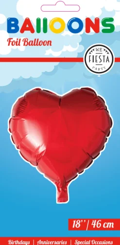 Helium Ballon Hart 45cm leeg