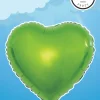 Helium Ballon Hart Groen Leeg 45cm
