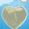 Helium Ballon Hart Ivoor 46cm leeg