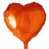 Helium Ballon Hart Oranje 46cm leeg