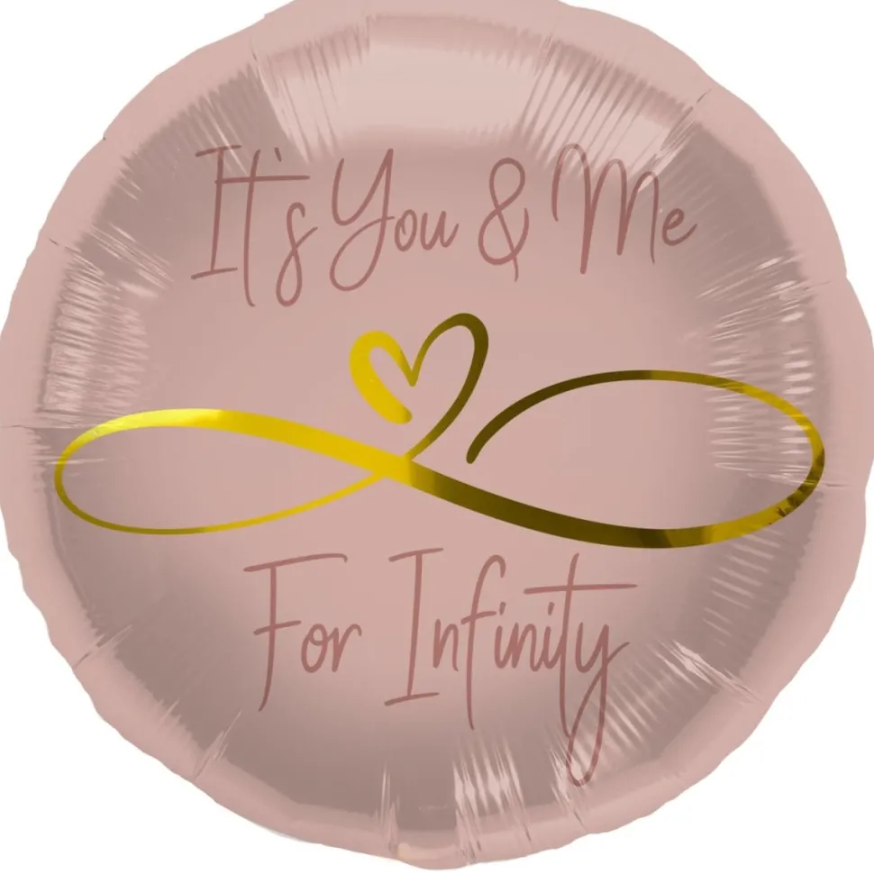 Helium Ballon Infinity Love Leeg 45cm