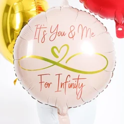 Helium Ballon Infinity Love Leeg 45cm
