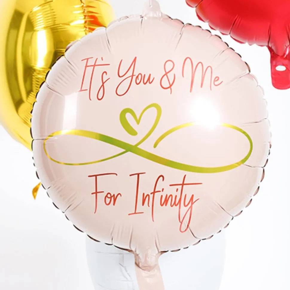 Helium Ballon Infinity Love Leeg 45cm
